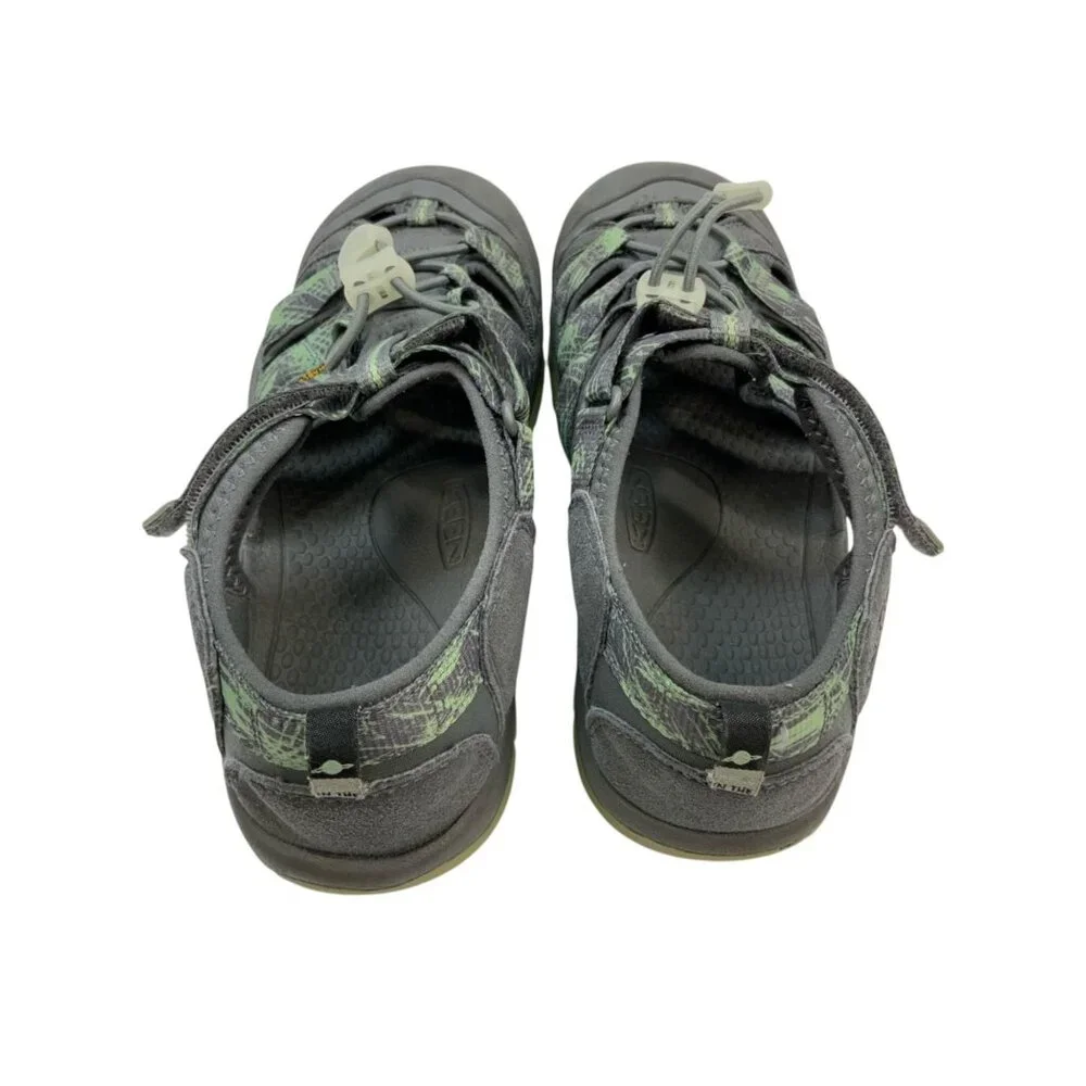 KEEN Big Kids Newport H2 Glow In The Dark Water Shoes Sandals 6 Gray